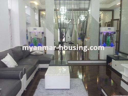 Myanmar real estate - for sale property - No.2904 - Western decoration landed house! - 