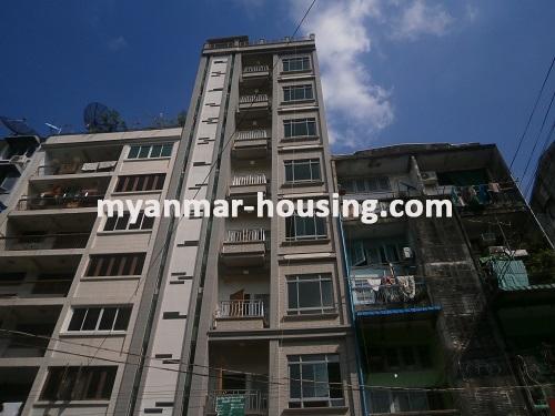 缅甸房地产 - 出售物件 - No.2908 - Condo ground floor to live in Down Town Area! - View of the building.