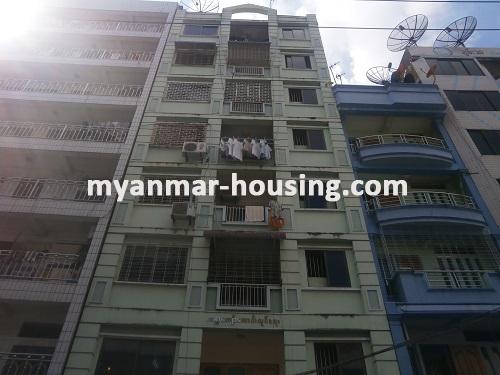 Myanmar real estate - for sale property - No.2911 - Good apartment now for sale in Lanmadaw! - View of the building.