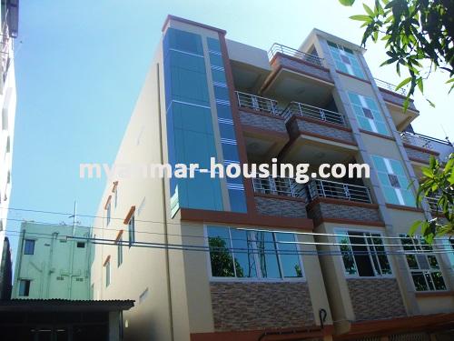 ミャンマー不動産 - 売り物件 - No.2929 - Apartment for sale in Mayangone ! - View of the building.