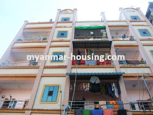 缅甸房地产 - 出售物件 - No.2932 - Nice apartment of sale in Thin Gann Gyun ! - View of the building.