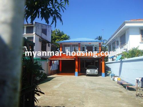 缅甸房地产 - 出售物件 - No.2933 - Landed house for sale in Thin Gann Gyun ! - View of the building.