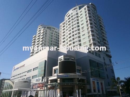 Myanmar real estate - for sale property - No.2938 - Condo with swimming pool, Gym and shopping mall! - View of the building