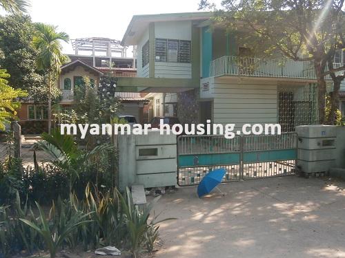 Myanmar real estate - for sale property - No.2958 - Clean and tidy Landed house in Thin Gann Gyun Township! - View of building.