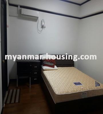Myanmar real estate - for sale property - No.2972 - Higher level room for sale with standard decoration in Orchid Condo, Alone! - bedroom view