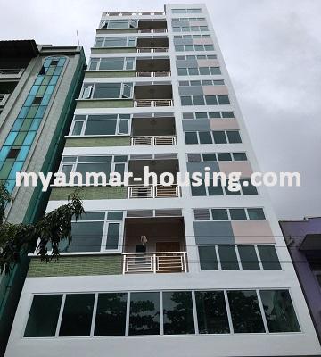 Myanmar real estate - for sale property - No.2973 - Penthouse for sale with reasnonalble pirce in Mingalar Taung Nyunt! - View of the building