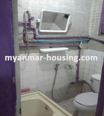 Myanmar real estate - for sale property - No.2979 - Well apartment for sale in Mayangone Township. - View of the wash room.