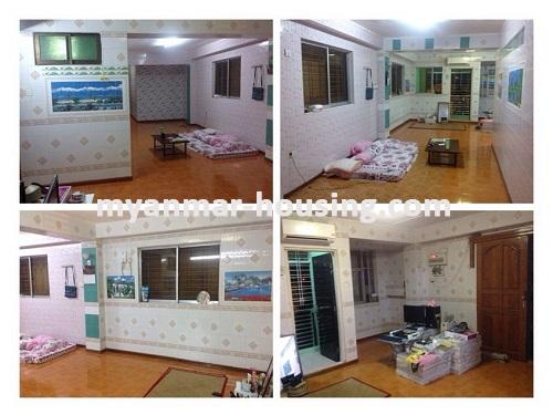 缅甸房地产 - 出售物件 - No.2981 - The well-decorated apartment for sale in Sanchaung. - View of the bed room.