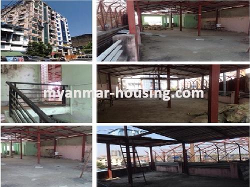 缅甸房地产 - 出售物件 - No.2981 - The well-decorated apartment for sale in Sanchaung. - View of the flat roof.