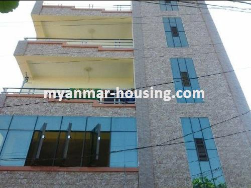 缅甸房地产 - 出售物件 - No.2983 - A brand new ground floor for sale with reasonable price in South Okkapalarpa!  - View of the building.