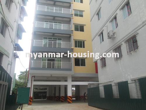 缅甸房地产 - 出售物件 - No.3007 - Good condo room for sale in Tin Gann Gyun Township. - View of the building