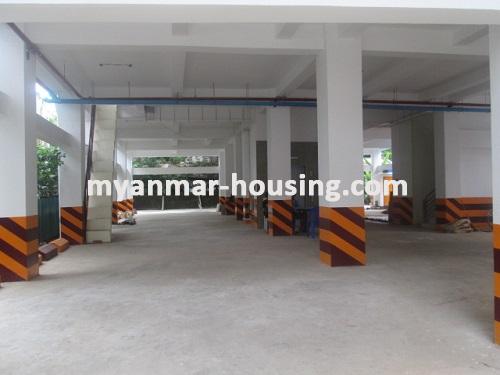 Myanmar real estate - for sale property - No.3007 - Good condo room for sale in Tin Gann Gyun Township. - View of car parking