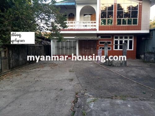 မြန်မာအိမ်ခြံမြေ - ရောင်းမည် property - No.3020 -     ရန်ကင်းမြို့နယ်တွင် နှစ်ထပ်တိုက်လုံးချင်းအိမ်တစ်လုံးရောင်းရန် ရှိပါသည်။ - View of the House