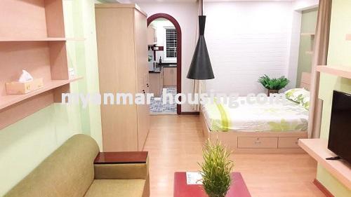 缅甸房地产 - 出售物件 - No.3023 - Nice room for sale in Kyauktadar Township. - View of the inside.