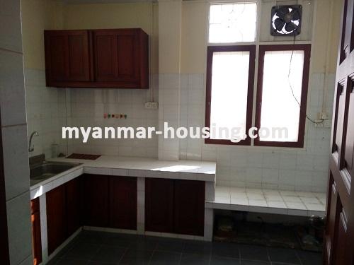 缅甸房地产 - 出售物件 - No.3030 - A landed house for sale in 7mile at Mayangone Township. - View of Kitchen room