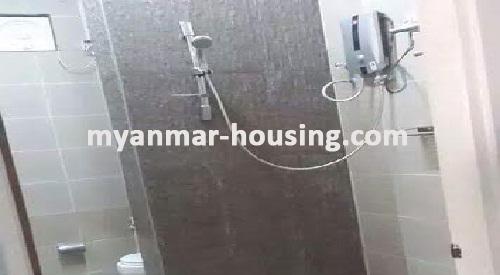 缅甸房地产 - 出售物件 - No.3032 - Landed House for sale in Hlaing Township. - View of the Bathroom