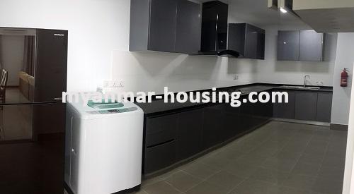 ミャンマー不動産 - 売り物件 - No.3035 - Well decorated Condominium for sale in Star City. - View of the Kitchen room