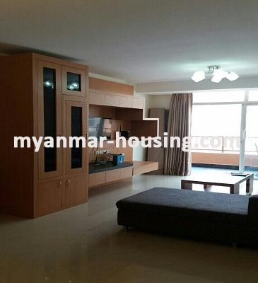 Myanmar real estate - for sale property - No.3036 - Well decorated Condominium for sale in Star City. - View of the living room