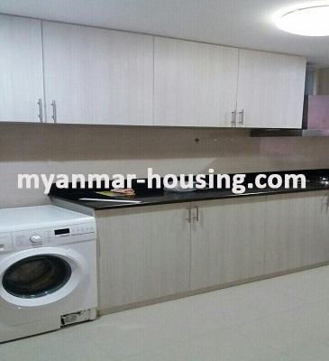 Myanmar real estate - for sale property - No.3036 - Well decorated Condominium for sale in Star City. - View of the Kitchen room