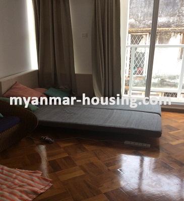 Myanmar real estate - for sale property - No.3037 -   A Good room for sale in Blossom Garden Condo. - View of the Bed room