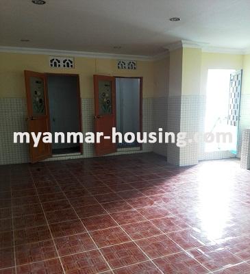 缅甸房地产 - 出售物件 - No.3054 - A newly built apatment room for sale in Hlaing Township - View of Kitchen room