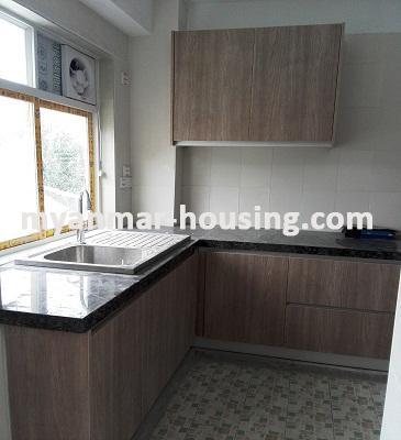 Myanmar real estate - for sale property - No.3058 - A Good Room for sale in Ahlone Township - View of the Kitchen room