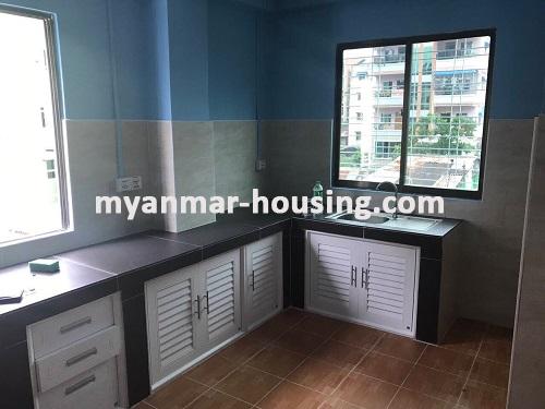 Myanmar real estate - for sale property - No.3065 - Apartment for sale in South Okkalapa! - kitchen room