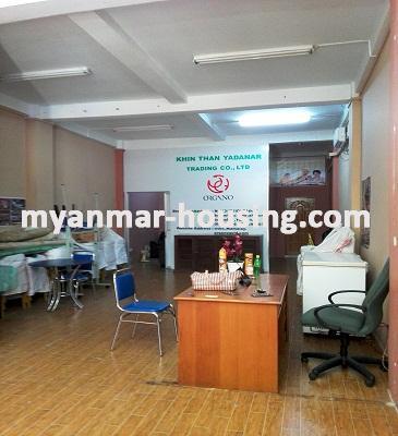 Myanmar real estate - for sale property - No.3066 - A ground floor for sale is available at Botahtaung Township. - office room