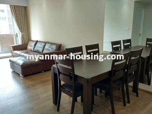 Myanmar real estate - for sale property - No.3067 -   A Condominium apartment for sell in Star City. - View of the Living room