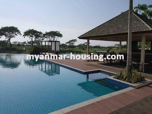 缅甸房地产 - 出售物件 - No.3067 -   A Condominium apartment for sell in Star City. - View of swimming pool