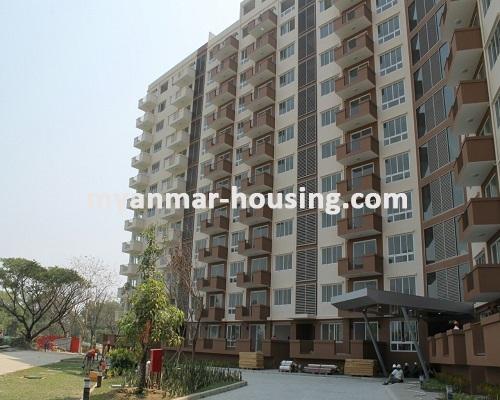 Myanmar real estate - for sale property - No.3067 -   A Condominium apartment for sell in Star City. - View of the Building