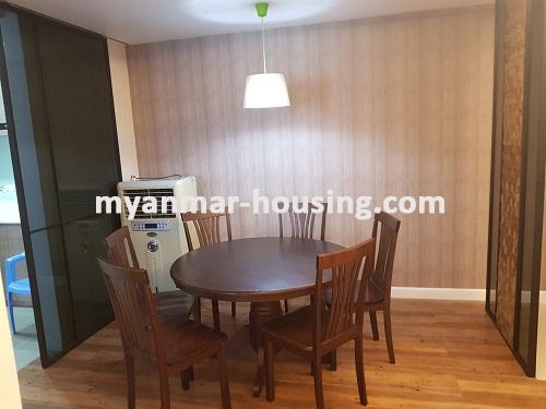 缅甸房地产 - 出售物件 - No.3068 - A Condominium apartment for sale in Star City. - View of Dining room