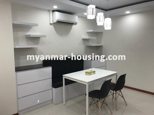 缅甸房地产 - 出售物件 - No.3069 -      A Condominium apartment for sale in Star City. - View of Dining room