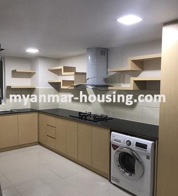 Myanmar real estate - for sale property - No.3069 -      A Condominium apartment for sale in Star City. - View of the Kitchen room
