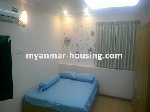 ミャンマー不動産 - 売り物件 - No.3072 -  Well decorated room for sale in Barkaya Condo, Sanchaung Township - View of the bed room