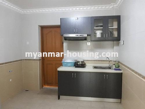 ミャンマー不動産 - 売り物件 - No.3073 -  Well decorated room for sale in Pazundaung Township. - View of Kitchen room