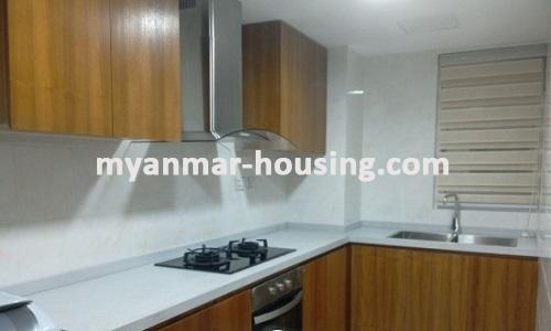 Myanmar real estate - for sale property - No.3074 - A Condominium apartment for sale in Star City. - View of Kitchen room