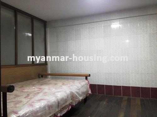 Myanmar real estate - for sale property - No.3075 - A Good room with two bed room for sale in the third floor at Sanchaung Township. - View of the Bed room