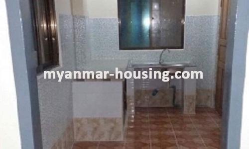 Myanmar real estate - for sale property - No.3079 - An apartment room for sale in kamayut Township - View of the Kitchen room
