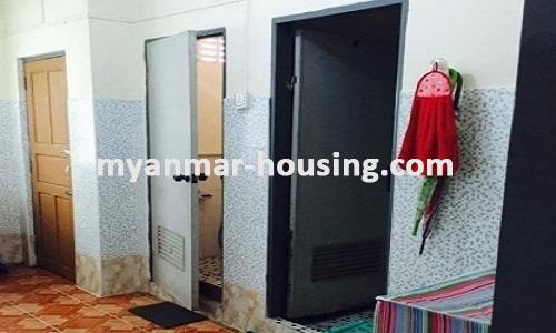 Myanmar real estate - for sale property - No.3079 - An apartment room for sale in kamayut Township - View of the Bathroom