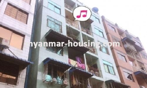 မြန်မာအိမ်ခြံမြေ - ရောင်းမည် property - No.3079 - ကမာရွတ်မြို့နယ်တွင််  တိုက်ခန်းတစ်ခန်းရောင်းရန်ရှိပါသည်။ - View of the building