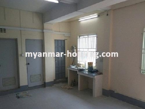 Myanmar real estate - for sale property - No.3087 - A Condominium room for sale at Lanmadaw Township. - View of Kitchen room