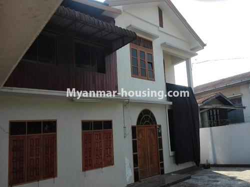 Myanmar real estate - for sale property - No.3099 - Landed House for sale in Bahan Township. - View of the building