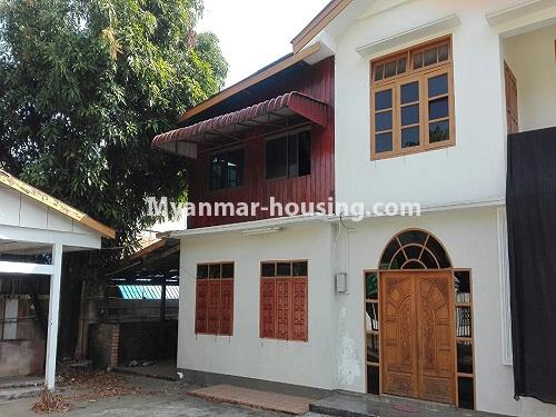 Myanmar real estate - for sale property - No.3099 - Landed House for sale in Bahan Township. - View of the building 