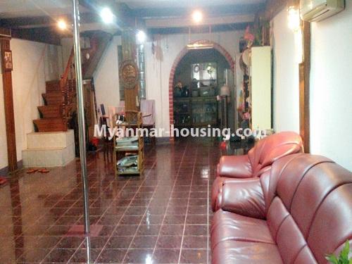 ミャンマー不動産 - 売り物件 - No.3103 - A landed house for sale in Sanchaung Township. - View of the Living room