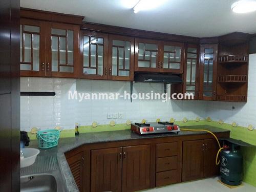 Myanmar real estate - for sale property - No.3104 - Condo room for sale in Shwe Pa Dauk Condo. - View of Kitchen room