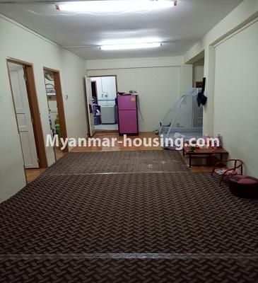 မြန်မာအိမ်ခြံမြေ - ရောင်းမည် property - No.3105 - ပြည်ရိပ်မွန်အိမ်ရာရှိ တိုက်ခန်းတစ်ခန်းရောင်းရန်ရှိပါသည်။ - View of the Living room