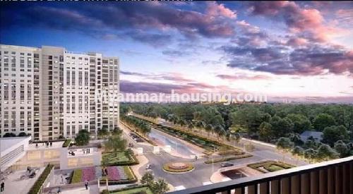 Myanmar real estate - for sale property - No.3108 - Condo room for sale in AyaChanThar Condo. - view of the campus