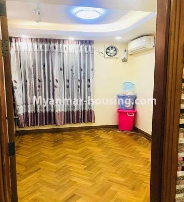 Myanmar real estate - for sale property - No.3113 - Standard decorated room for sale in Sanchaung Township. - View of the Bed room