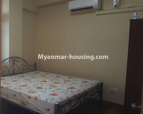 缅甸房地产 - 出售物件 - No.3117 - High floor condo room for sale in Bo Myat Htun Road. - master bedroom
